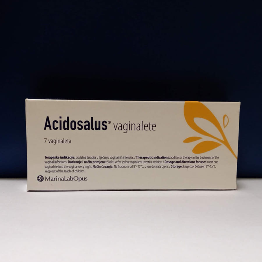 Thành phần viên đặt phụ khoa acidosalus và tác dụng chính